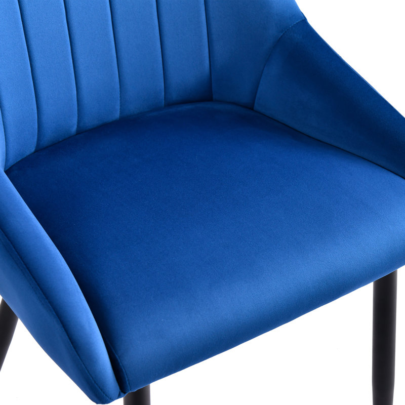 Chaise de salle à manger Girton, Bleu foncé