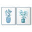 Watercolor House Plant III - reproduction encadrée de qualité supérieure - prête à être accrochée - aucun clou requis - aucun clou requis-213301132-213301142