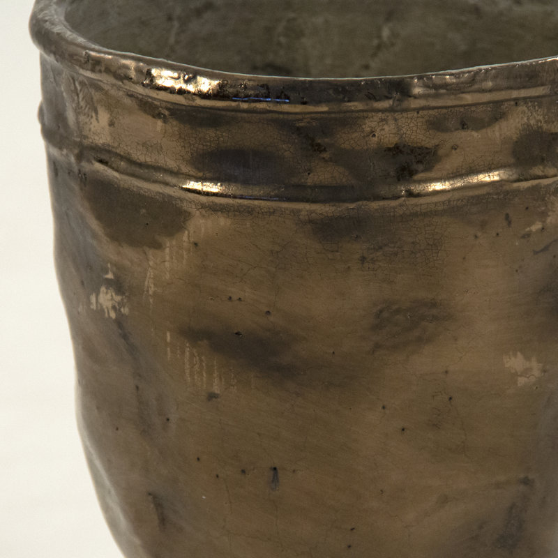 Vase de table Diggs, 14" H x 9.5" L x 9.5" D