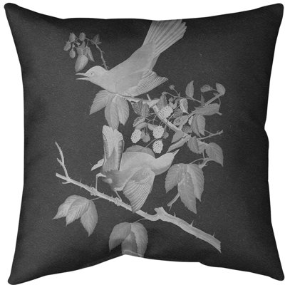 Housse pour oreiller en dollar d’oiseau pour chat