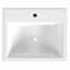 Lavabo de salle de bain rectangulaire encastré avec trop-plein Camilla-17756235