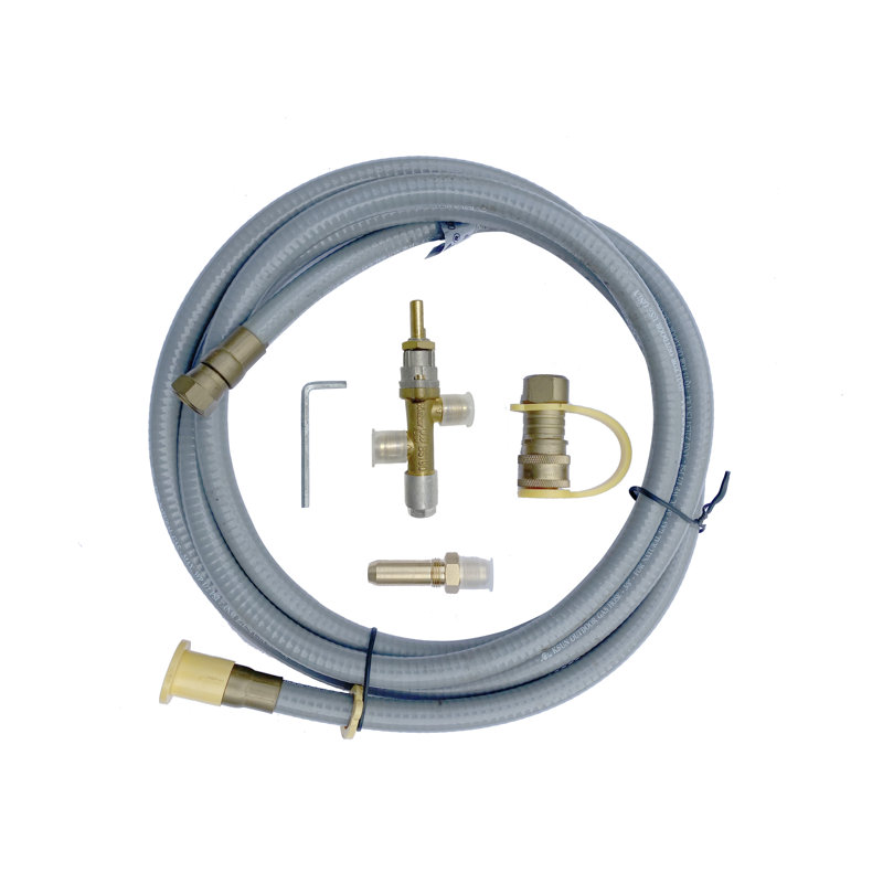 Ensemble de conversion au propane liquide en gaz naturel pour tables de feu Elementi Plus de 60 000 BTU