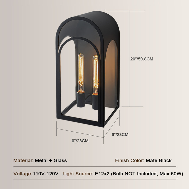 Large Outdoor Wall Sconce