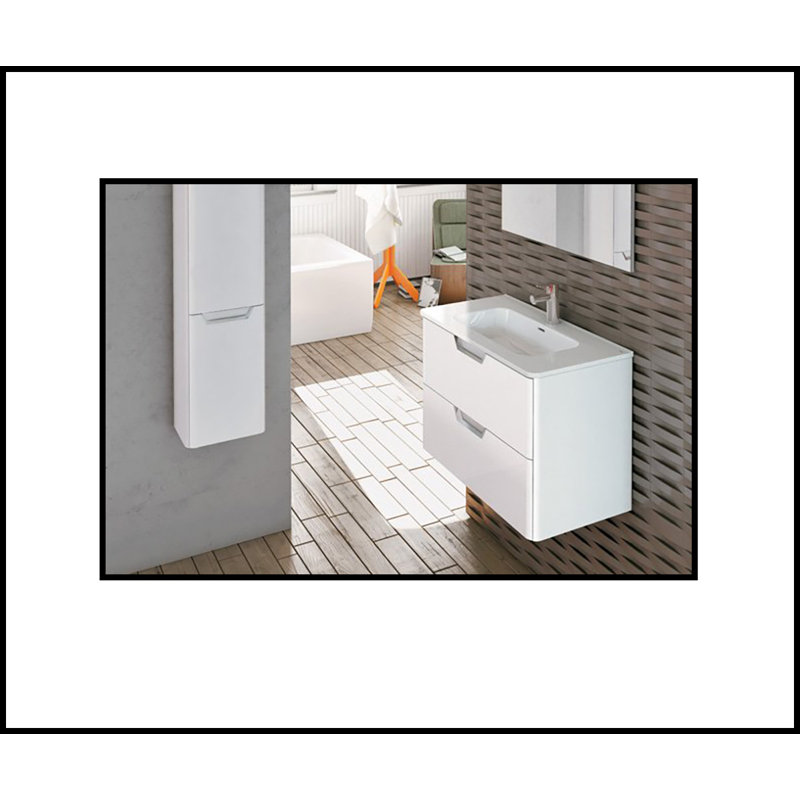 Ensemble de meuble-lavabo simple 32 po Finneytown, Blanc brillant