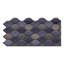 15cm W x 30.5cm L Aluminum Peel and Stick Mosaic Tile