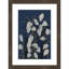 Linocut Flower Meadow Blue par Gadd Wood, reproduction d'art encadrée-914450560-914450683