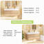 Ensemble de meuble-lavabo mural double 48,1 po avec surface solide 48,1 po-861814753-861814752