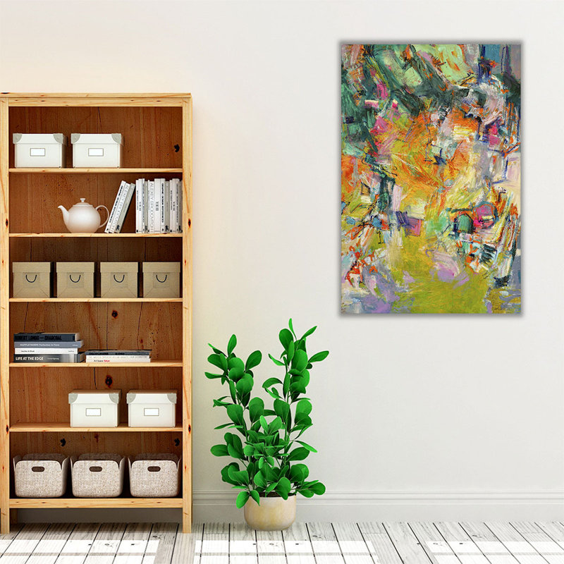 Syncopation III - reproduction d'art sur toile, H 48 po x l 32 po