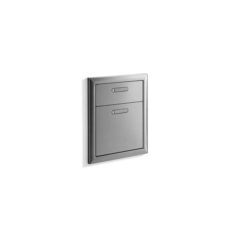 Ventana 19.25'' Stainless Steel Drop-In Drawers