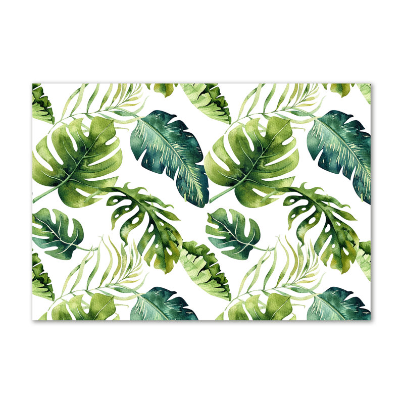 Tropical Leaves - Wrapped Canvas Print