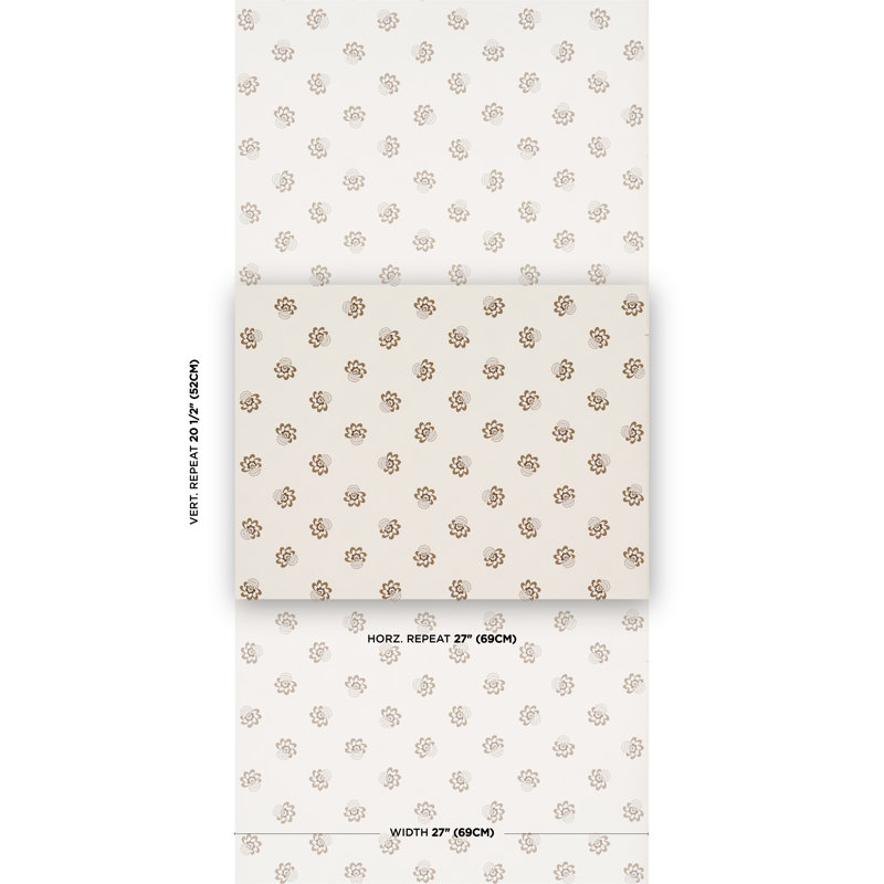 Auclair Floral Wallpaper, Blue