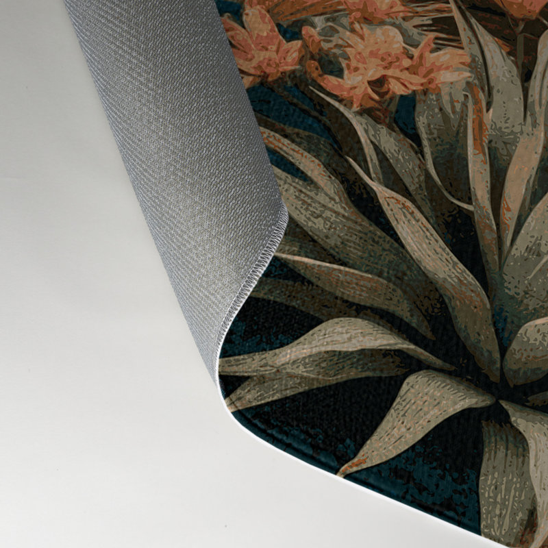 Tapis intérieur et extérieur gris Nature, Rectangle 5 pi x 7 pi