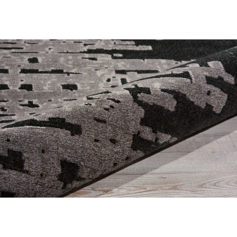 Sanatoga Wool Abstract Indoor Rug, Rectangle 7'9" x 9'9"