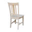 Ensemble de bureau et chaise en bois massif Rossitano