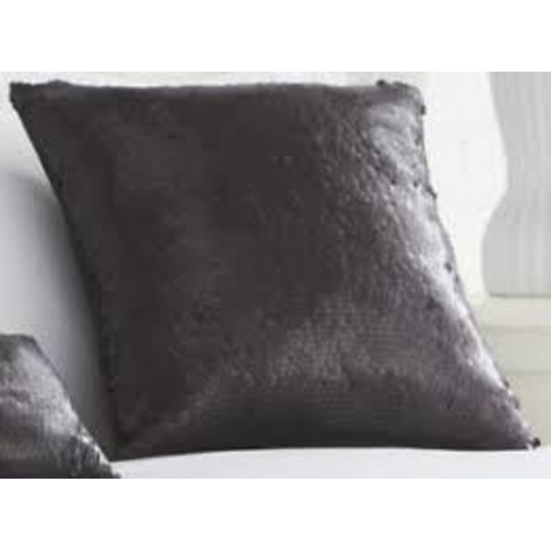 Massey Geometric Square Cushion, Black