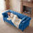 Fynlie 83.1" Wide 3 Seater Traditional Chesterfield Sofa Rolled Arm Velvet Couch with Tufted Back-1692372741