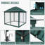 11 pi. X 11 pi Pavillon de jardin portatif avec moustiquaire-101209003