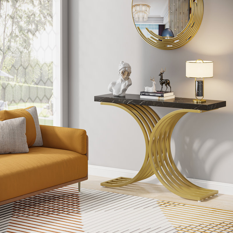 Gutzwiller 105cm Console Table, Black