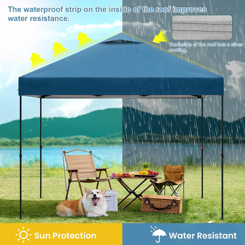 Brunston 3 x 3m Metal Party Tent, Blue