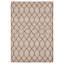 Tapis crème Sienna 5 pi 2 po x 7 pi 6 po