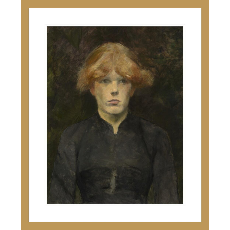 «Carmen» par Henri de Toulouse-Lautrec, impression giclée encadrée, H 28,66 po x l 23,5 po