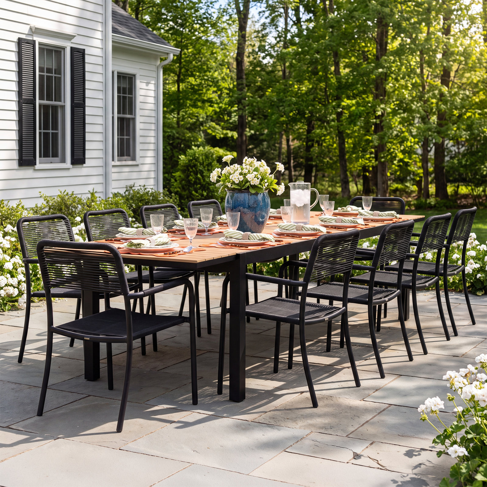 Cenka 118" Patio Dining Set
