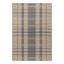 Zona Outdoor Plaid Area Rug in Beige/Navy-1403893929