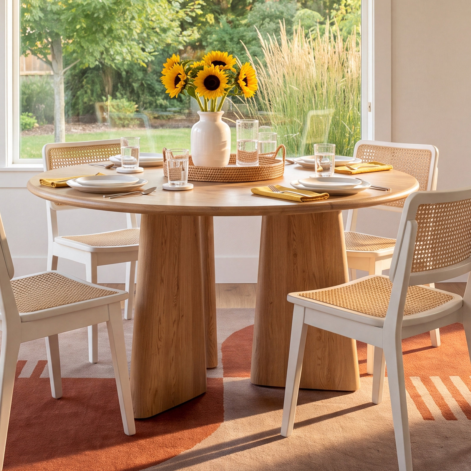 Daymon 52'' Round Dining Table