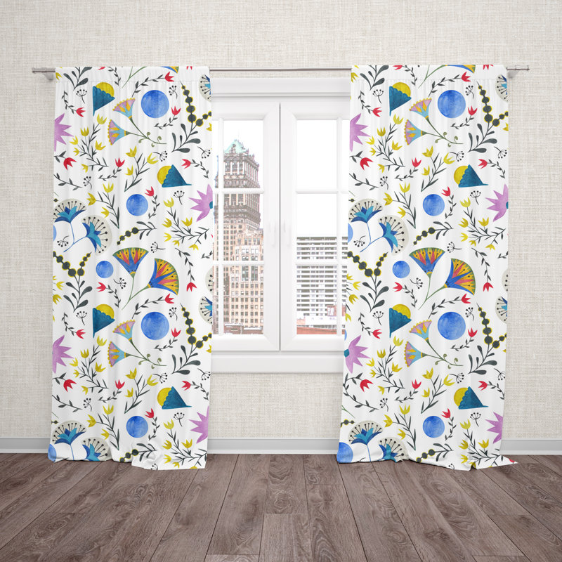 Kamana Room Darkening Curtain Pair, 20" W x 52" L