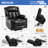 Dual Motor Power Lift Chair Recliner for Elderly with Massage and Heat, Infinite Position Electric Lift Recliner with USB A&C, Cup Holders (T6010 - Faux Leather, Black, Medium)-367546765
