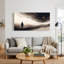 Art mural sur toile, "Silhouette noire"-406363205