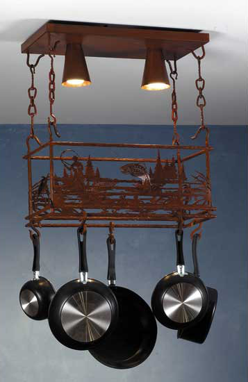Fly Fishing Creek Pot Rack