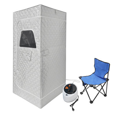 Boîte à sauna portative pour 1 personne avec télécommande