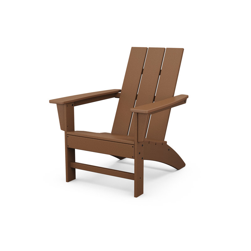 Chaise Adirondack POLYWOOD x Sol 72 Jamarion, Teck