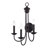 3 Light Black Extra Large Wall Sconce-223052998