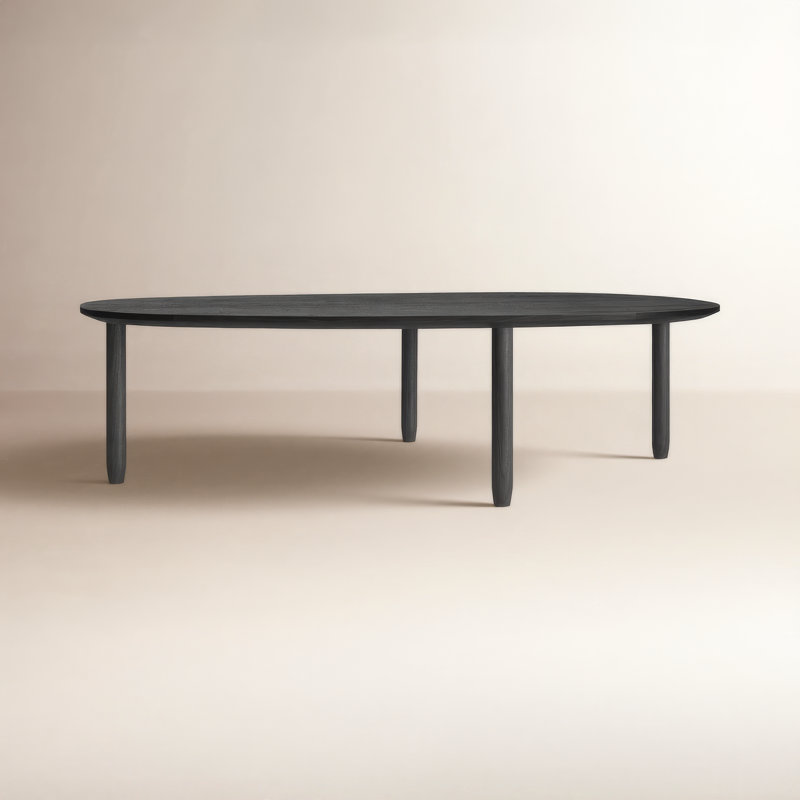 Swole Coffee Table, Black Ash