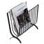 Metal Black Standing Magazine Rack