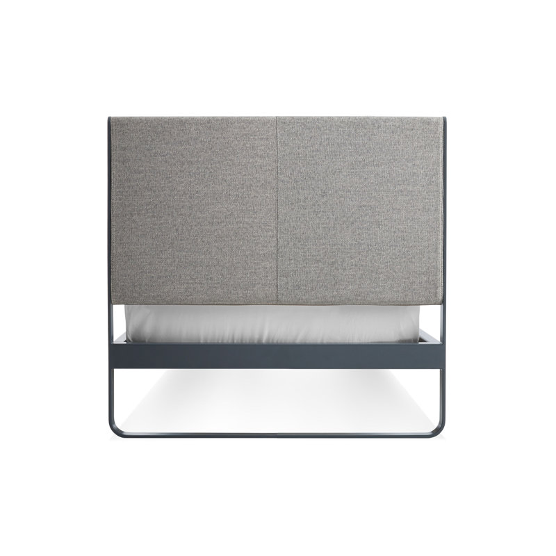 Me Time Upholstered Bed, Full, Tait Charcoal/Slate