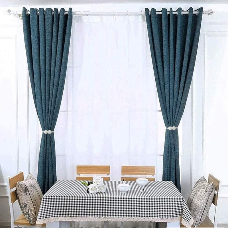 6 Pack Magnetic Curtain Tiebacks, Decorative Curtain Holdbacks
