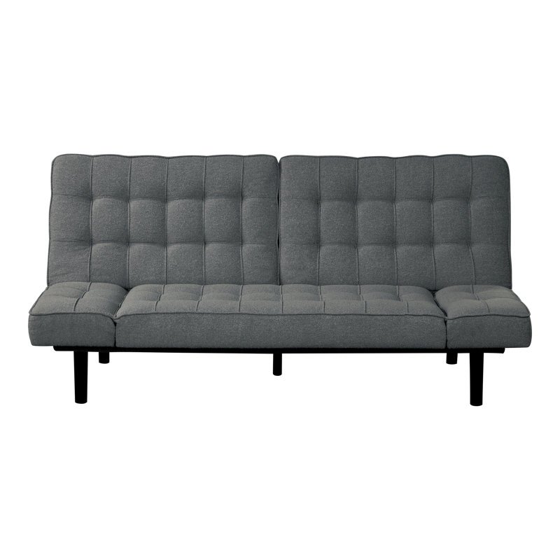 Canapé Badden, Tissu gris foncé