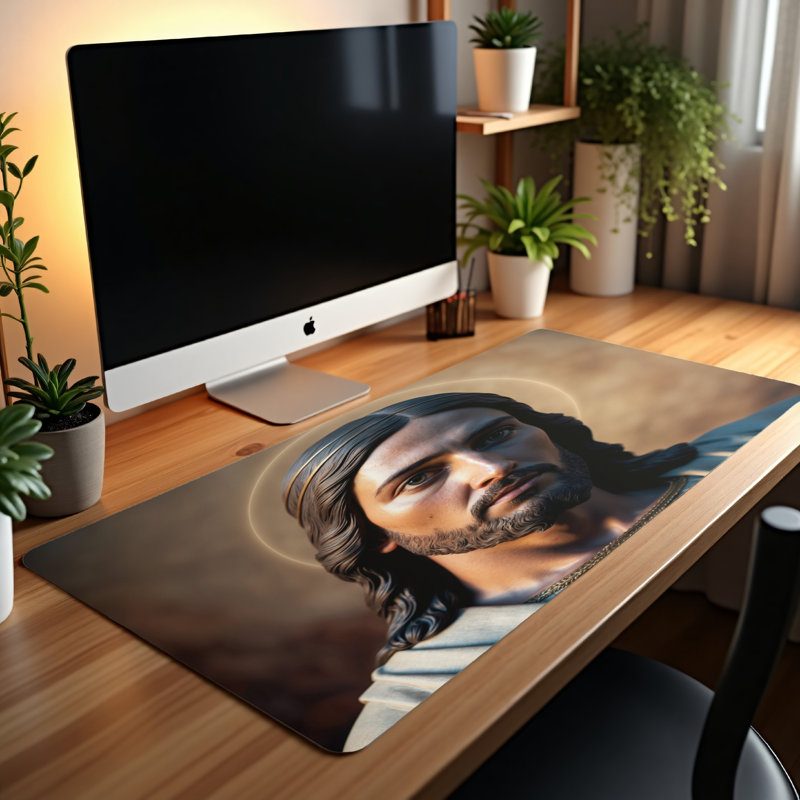 Polyester Desk Pad, 23.6x13.8