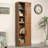 Storage Cabinet with Versatile Storage, Brown finish