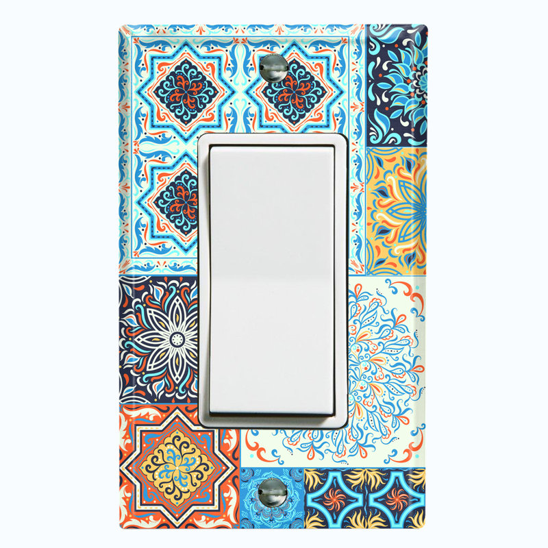 Patterned Rocker Standard Wall Plate