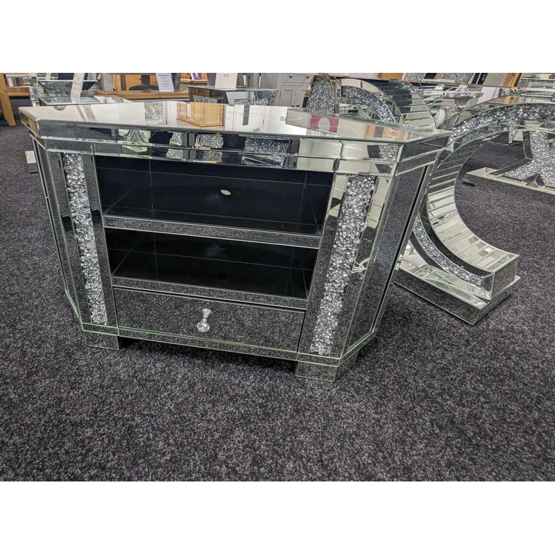 Nova Unfinished Corner TV Stand for TVs up to 50"