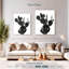 Cactus épine - impression sur toile tendue-1750842291