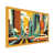 Impression dorée sur toile encadrée