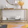 Hera 62'' Glass Top Console Table