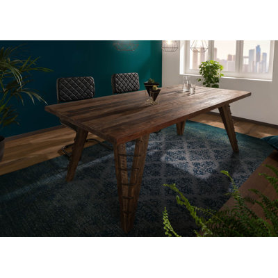 Bassano Teak Solid Wood Dining Table