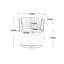 Fauteuil d'appoint pivotant 362 degrés Cuddle Barrel-1622269295