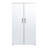 Quinlan Wood Storage Cabinet with Lock, 2 Door, 2 Shelf File, Tool, Utility Storage Cupboard Cabinet